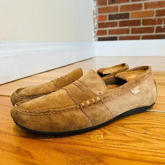 Polo Ralph Lauren Anders Suede Penny Driver Size 10.5 - Picture 14 of 16
